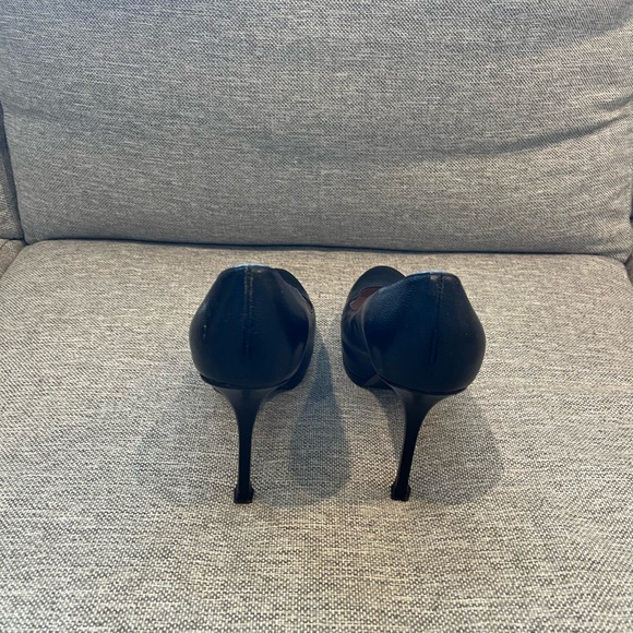 YSL Embossed Leather Double Platform Pumps - Picture 6 of 11